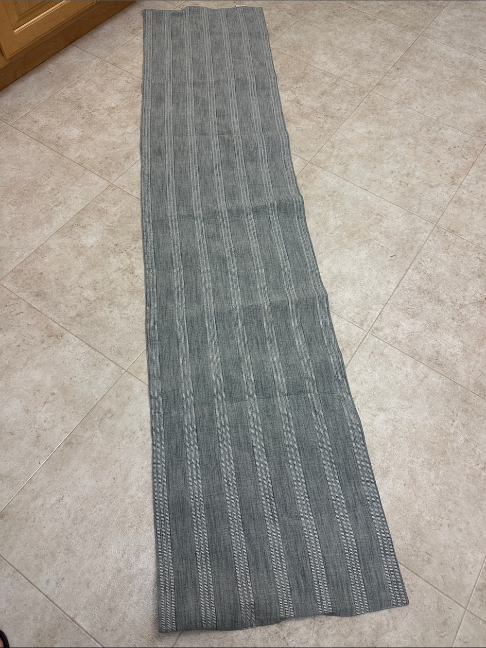 Table Runner - Greenish  Grey NEW
